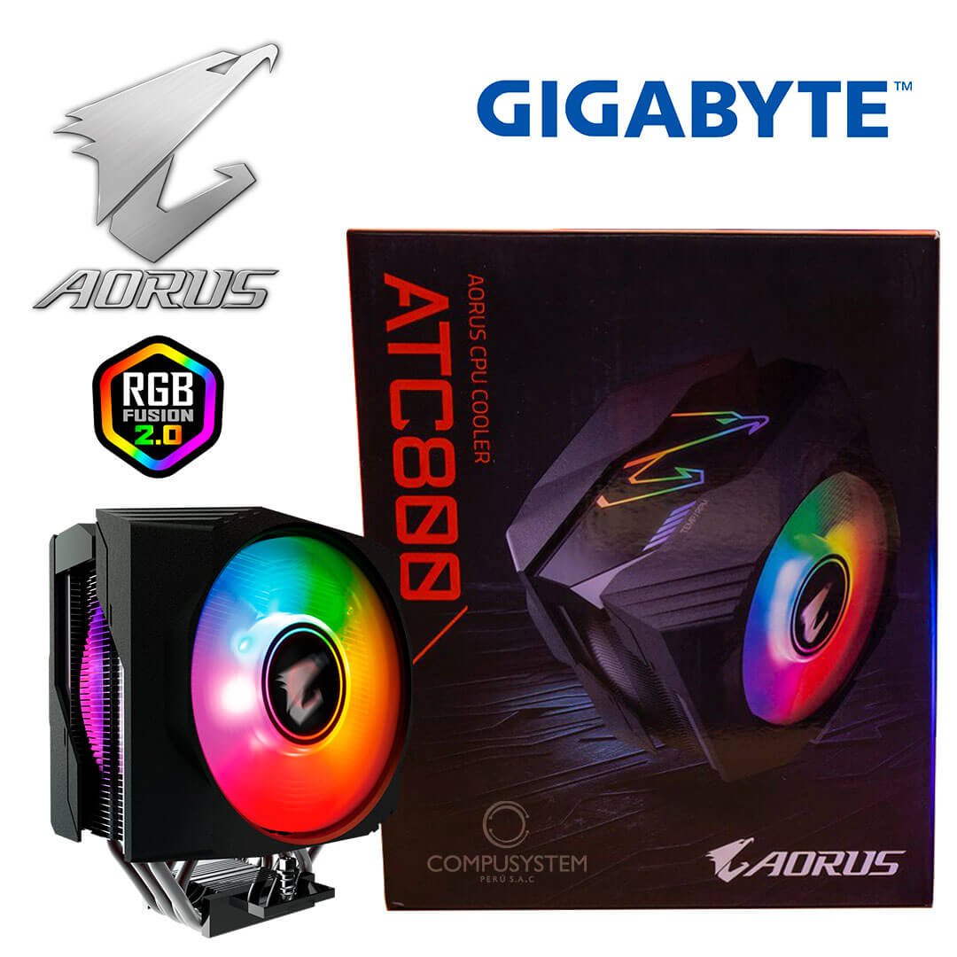 AORUS ATC800 CPU Cooler Smart RGB Part #: GP-ATC800 - Image 2