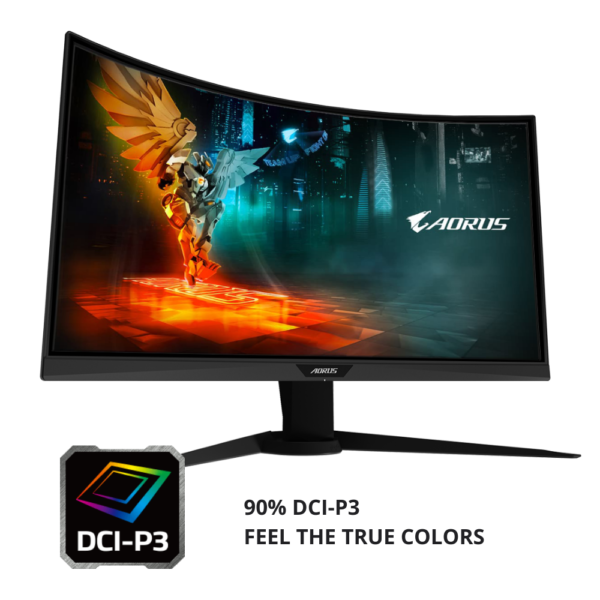AORUS CV27Q 27 inch 2K 165Hz curved Gaming Monitor Part #: CV27Q-EK - Image 2