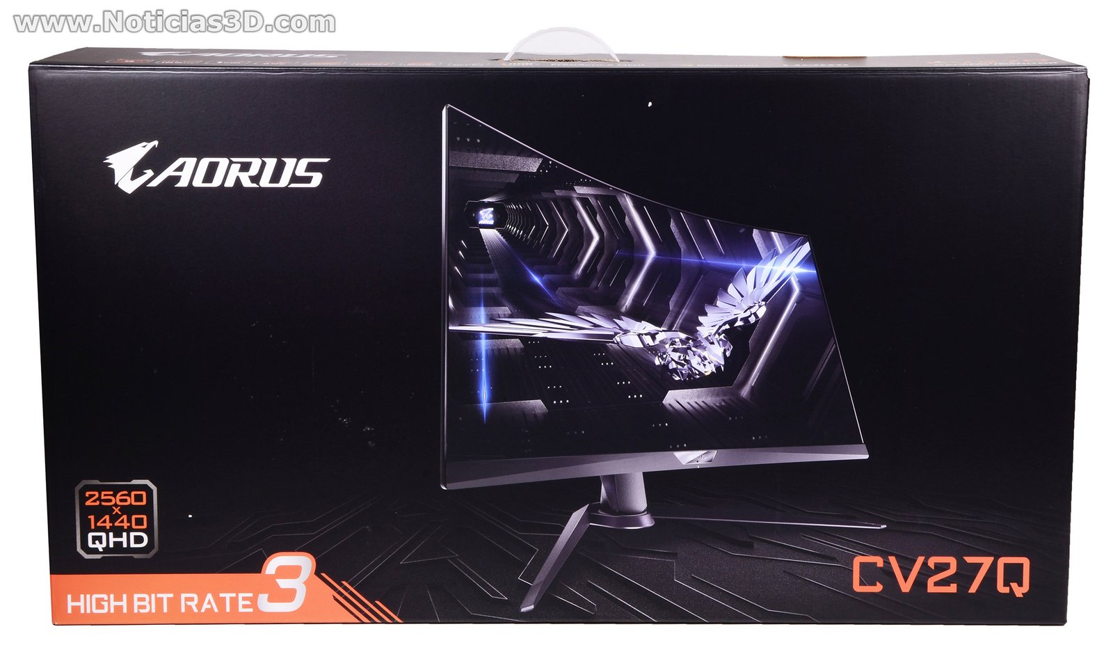 AORUS CV27Q 27 inch 2K 165Hz curved Gaming Monitor Part #: CV27Q-EK - Image 3