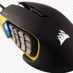 RMSKPC.COM Scimitar PRO RGB Optical MOBA/MMO Gaming Mouse — Black Part #: CH-9304111-AP