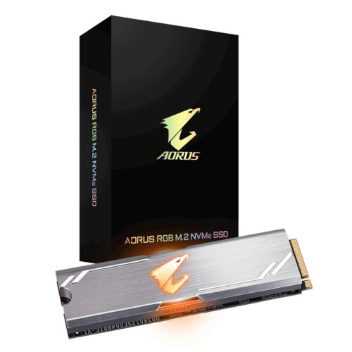 Gigabyte AORUS 512GB RGB M.2 NVMe SSD GP-ASM2NE2512GTTDR