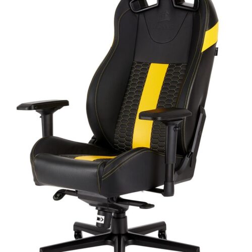 Corsair T2 Road Warrior Gaming Chair – Black/Yellow Part #: CF-9010010-WW