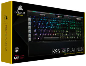RMSKPC.COM Corsair K95 RGB PLATINUM AR Mechanical Gaming Keyboard - CHERRY MX SPEED - BLACK CH-9127314-AR