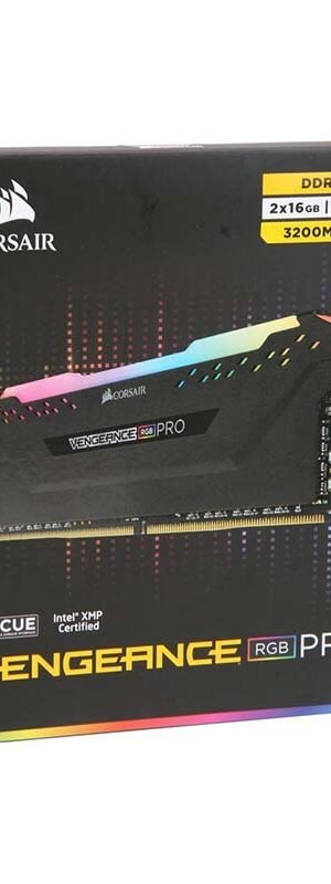 Corsair 32GB Vengeance 3200Mhz RGB PRO - Black CMW32GX4M2C3200C16