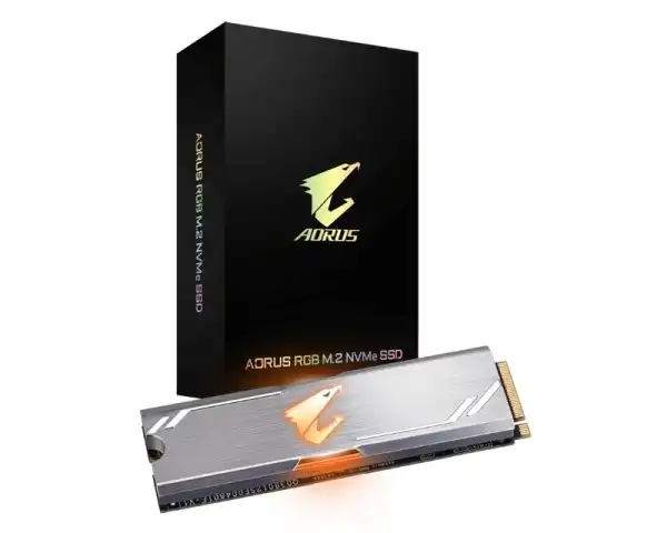 Gigabyte AORUS 512GB RGB M.2 NVMe SSD GP-ASM2NE2512GTTDR - Image 2