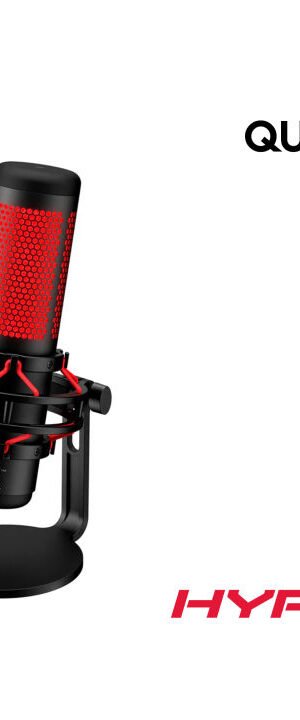 HyperX QuadCast USB Condenser Gaming Microphone Part #: HX-MICQC-BK