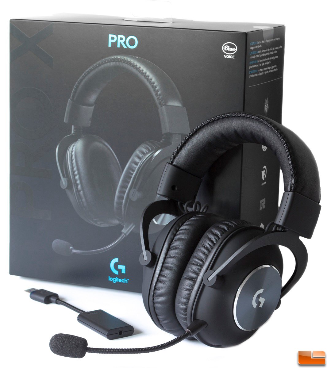Logitech G PRO X 7.1 Gaming Headset with Blue VOICE Part #: 981-000818 - Image 3