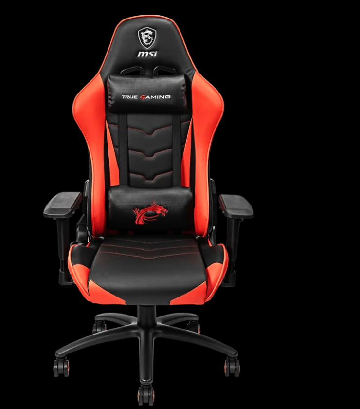 MSI MAG CH120 Gaming Chair - Red/Black Part #: 9S6-BOY10D-008 - Image 3