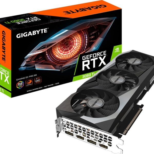 GIGABYTE GeForce RTX 3060 Ti GAMING OC PRO 8G Graphics Card Part #: GV-N306TGAMINGOC PRO-8GD