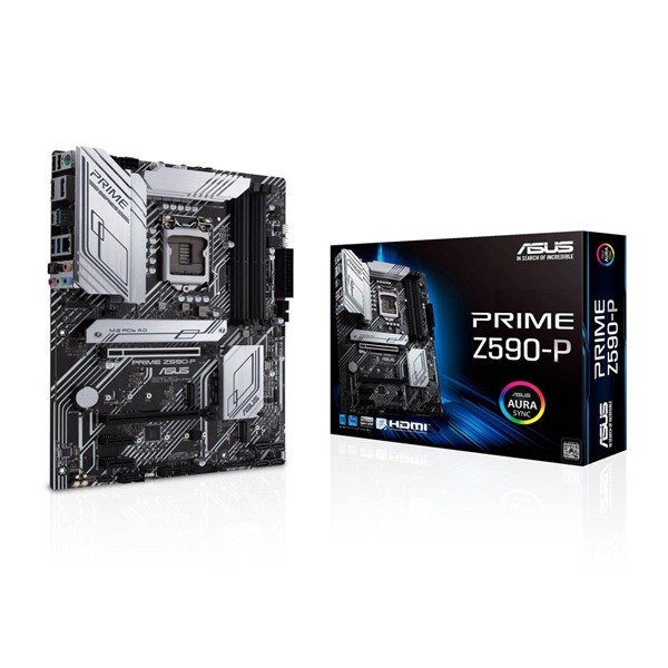Asus PRIME Z590-P Intel LGA 1200 Motherboard Brand: Asus Part #: 90MB16I0-M0EAY0