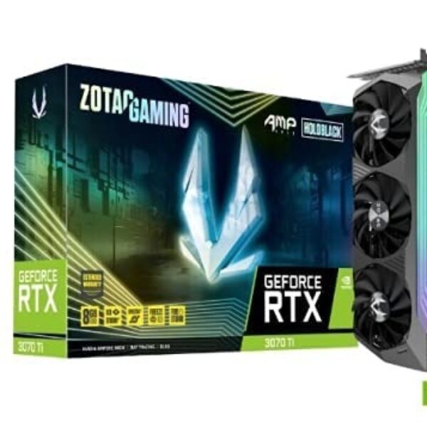 ZOTAC GAMING GeForce RTX 3070 Ti AMP HOLO 8 GB Graphics Card Brand: Zotac Part #: ZT-A30710F-10P