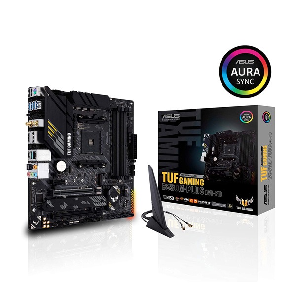 ASUS TUF B550M PLUS WIFI Gaming Motherboard Brand: Asus Part #: 90MB1490-M0EAY0