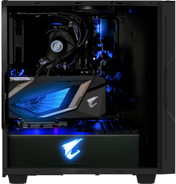 AORUS C300 Glass ATX Gaming Case - Image 3
