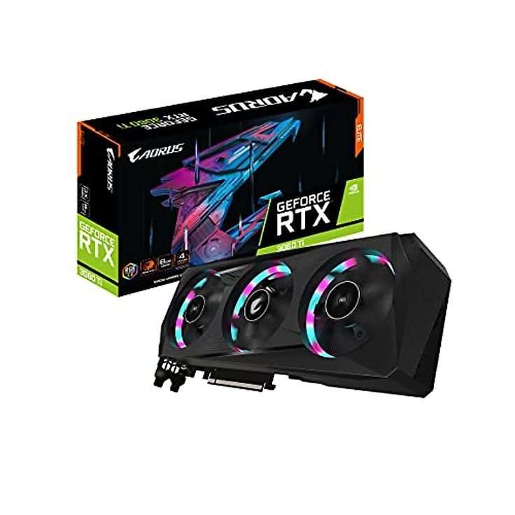 AORUS GeForce RTX™ 3060 Ti ELITE 8G Graphics Card (Rev 2.0) Part #: GV-N306TAORUS E-8GD - Image 2