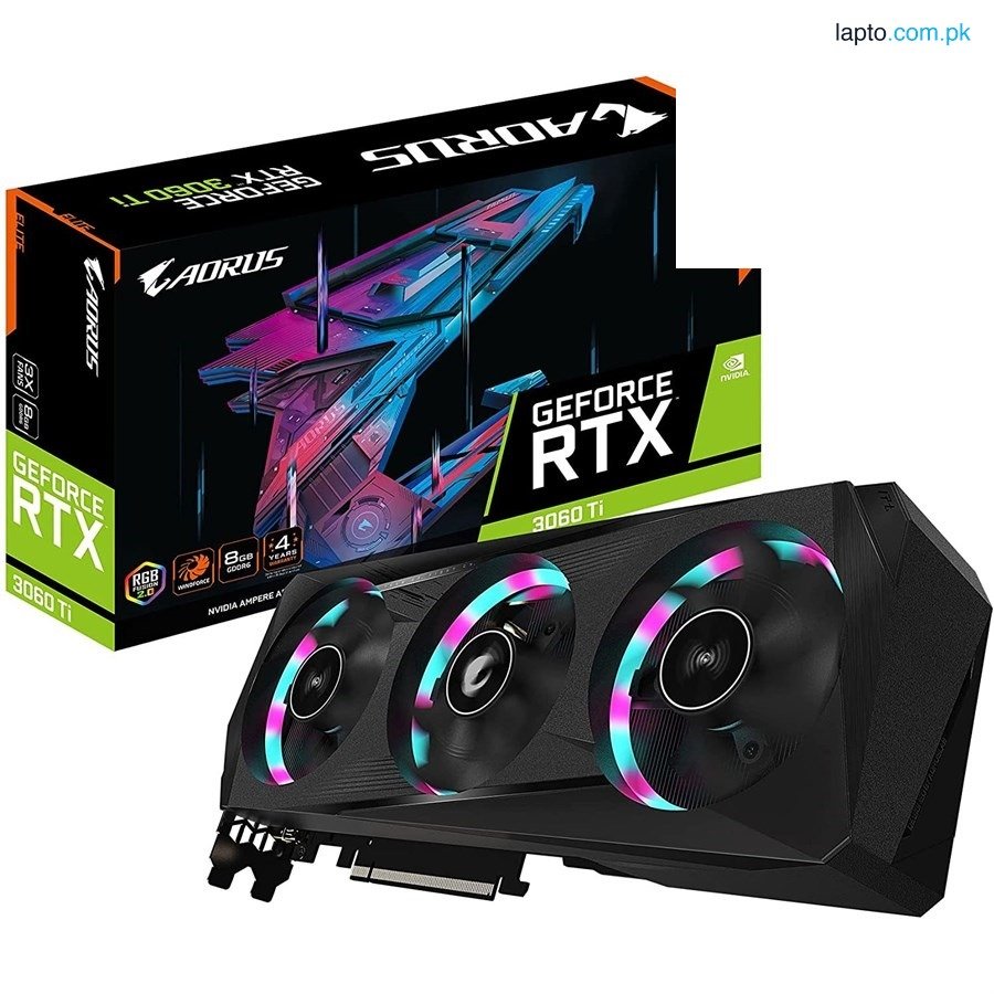 AORUS GeForce RTX™ 3060 Ti ELITE 8G Graphics Card (Rev 2.0) Part #: GV-N306TAORUS E-8GD
