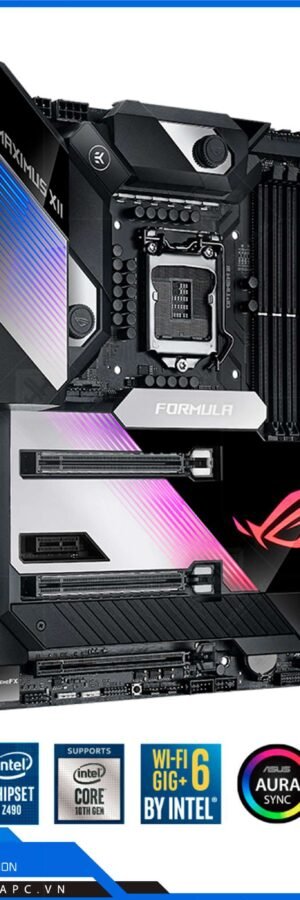 ASUS Intel Z490 ROG MAXIMUS XII FORMULA ATX Motherboard Brand: Asus Part #: 90MB1370-M0EAY0