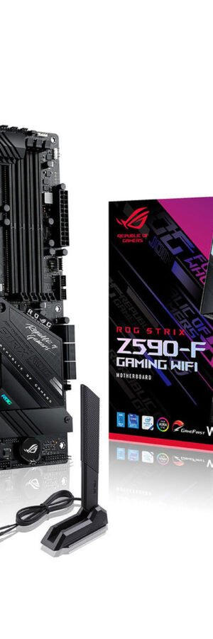 Asus Z590-F ROG STRIX GAMING WiFi Motherboard Brand: Asus Part #: 90MB1630-M0EAY0