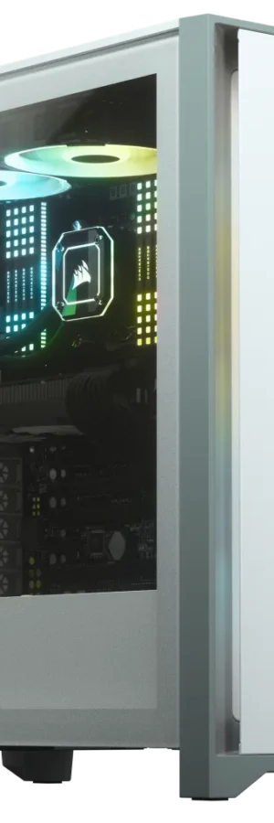 Corsair 4000D Airflow Tempered Glass Mid-Tower ATX Case - White