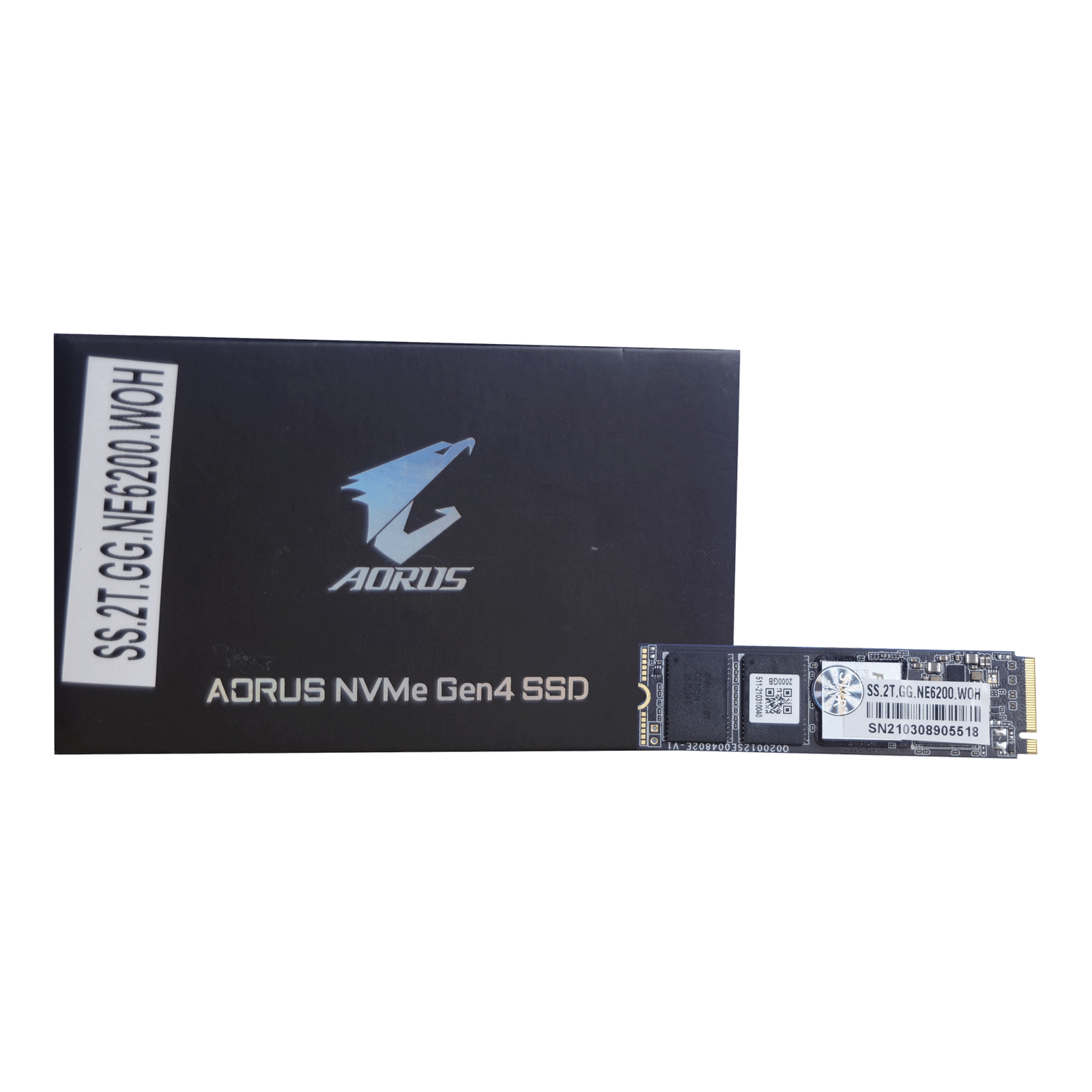 Gigabyte AORUS NVMe Gen4 2TB SSD Part #: GP-ASM2NE6200TTTD - Image 2