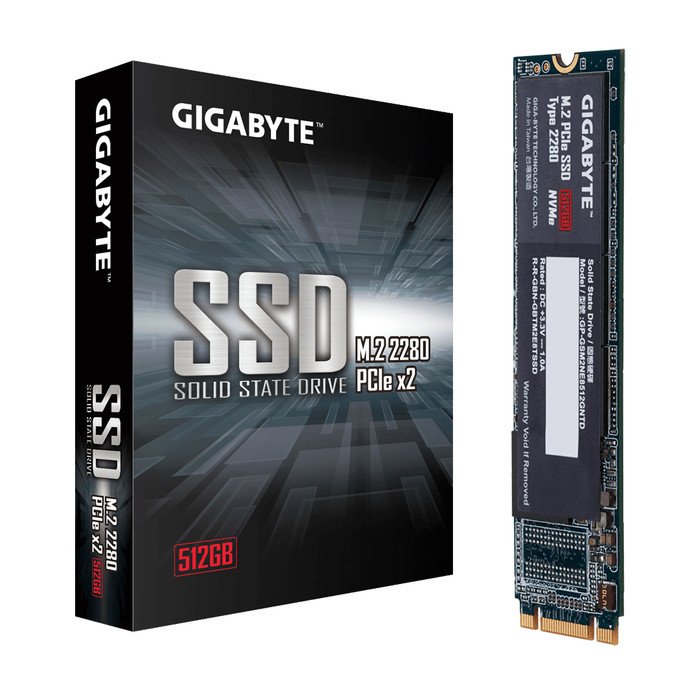 GIGABYTE NVMe SSD 512GB