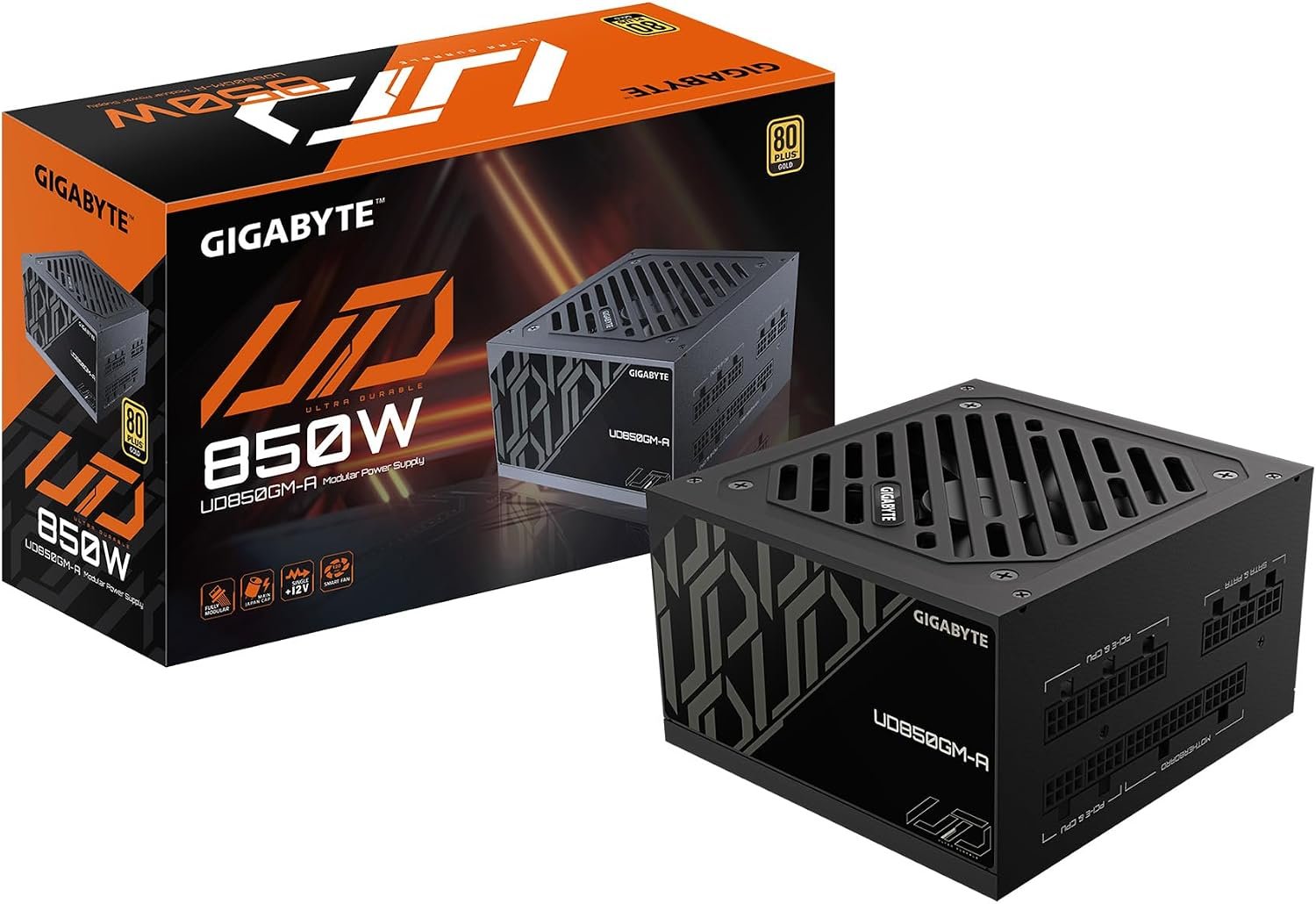 Gigabyte P850GM GOLD 850W 80 PLUS Full Modular Power Supply Unit - Image 3
