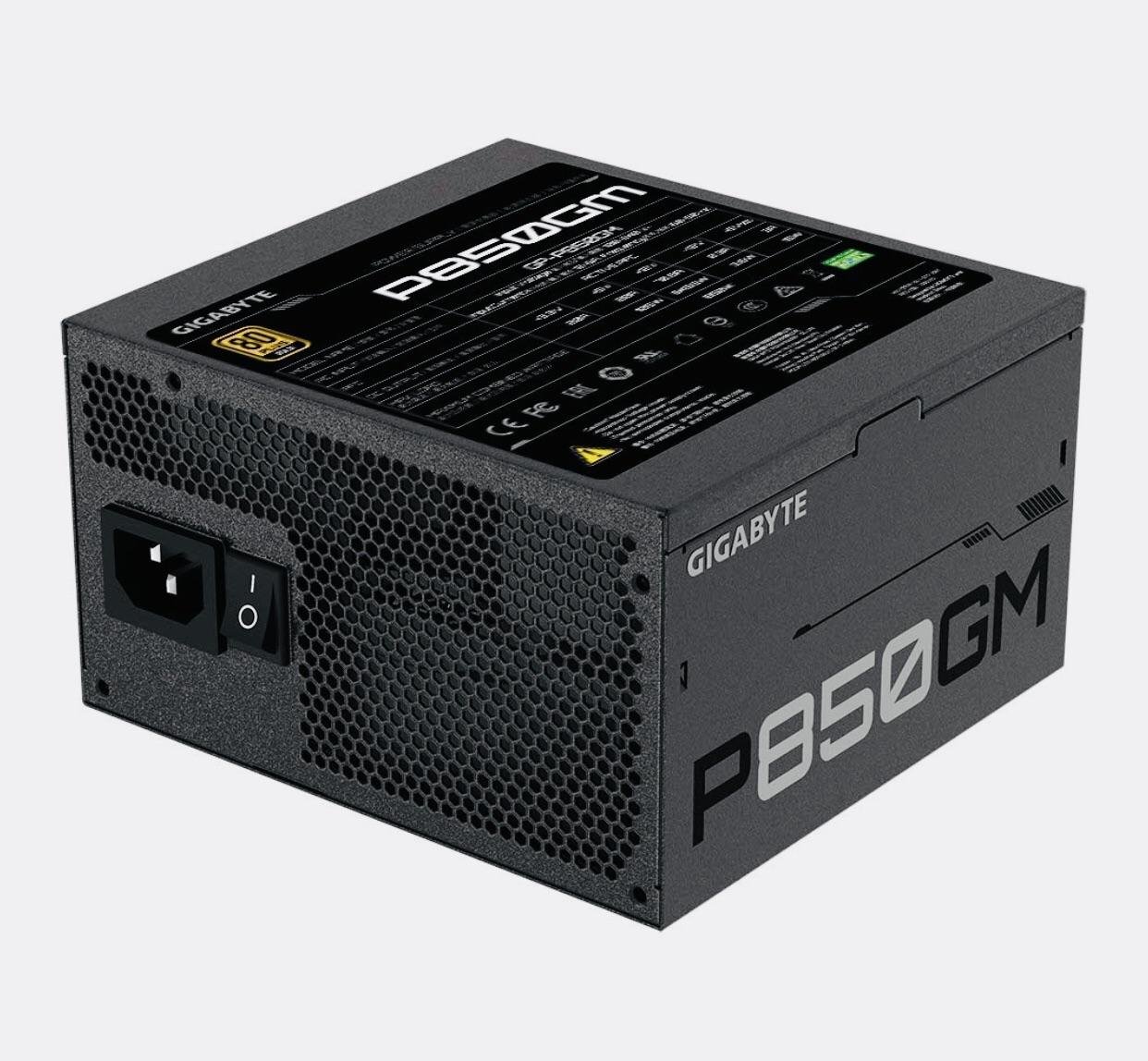 Gigabyte P850GM GOLD 850W 80 PLUS Full Modular Power Supply Unit - Image 4
