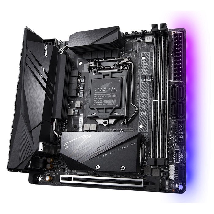 Gigabyte Z490i Aorus Ultra Mini ITX Gaming Motherboard - Image 2