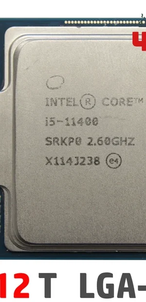 Intel Core i5-11400 2.6 GHz 6-Core LGA 1200 11th Gen Processor