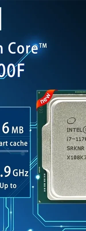 Intel Core i7-11700F 2.5 GHz 8-Core LGA 1200 11th Gen Processor