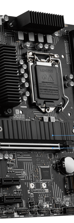 MSI B560M PRO VDH Micro ATX Motherboard Brand: Msi Part #: 911-7D18-011