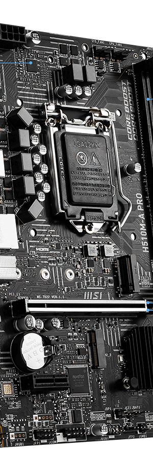 MSI H510M-A PRO Micro ATX Motherboard Brand: Msi Part #: 911-7D22-003