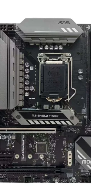 MSI MAG B560M MORTAR Micro ATX Motherboard Brand: MSI Part #: 911-7D17-014