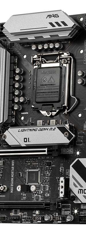 MSI MAG B560M MORTAR WIFI Micro ATX Motherboard Brand: Msi Part #: 911-7D17-003