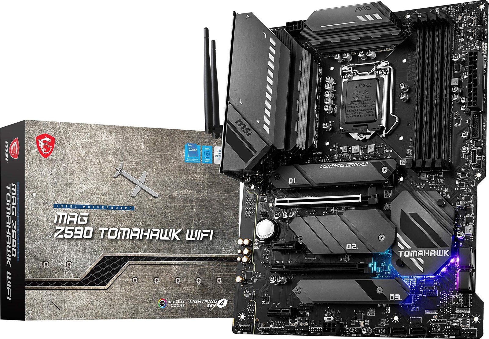 MSI MAG Z590 TOMAHAWK WIFI ATX Motherboard Brand: Msi Part #: 911-7D08-015 - Image 3