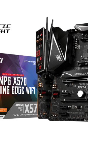 MSI MPG X570 Gaming Edge Wi-Fi AM4 ATX Motherboard Brand: MSI Part #: 911-7C37-001-911-7C37-026