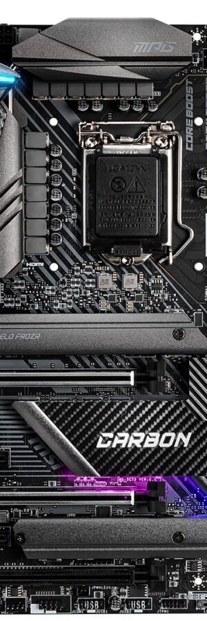 MSI MPG Z490 Gaming Carbon Wifi ATX Motherboard Brand: Msi Part #: 911-7C73-001