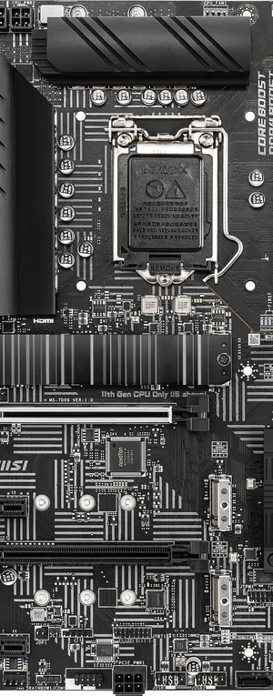 MSI Z590 PRO WIFI LGA 1200 ATX Motherboard Brand: MSI Part #: 911-7D09-001