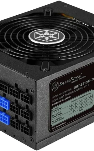 SilverStone Technology ST1500-TI, 80 Plus Titanium 1500W Fully Modular ATX/PS2 Power Supply, SST-ST1500-TI-X, Black