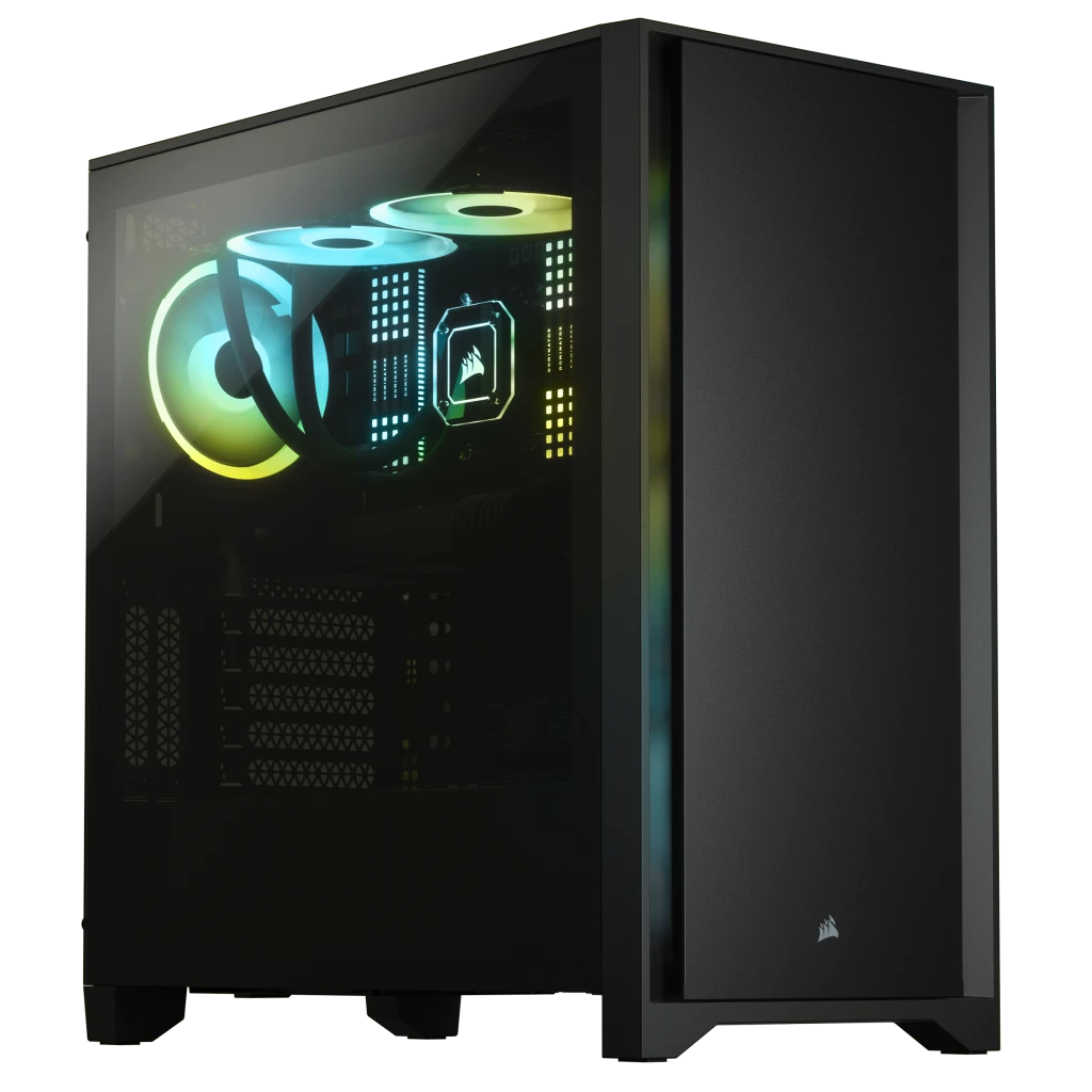 Corsair 4000D Tempered Glass Mid-Tower ATX Case - Black Part #: CC-9011198-WW