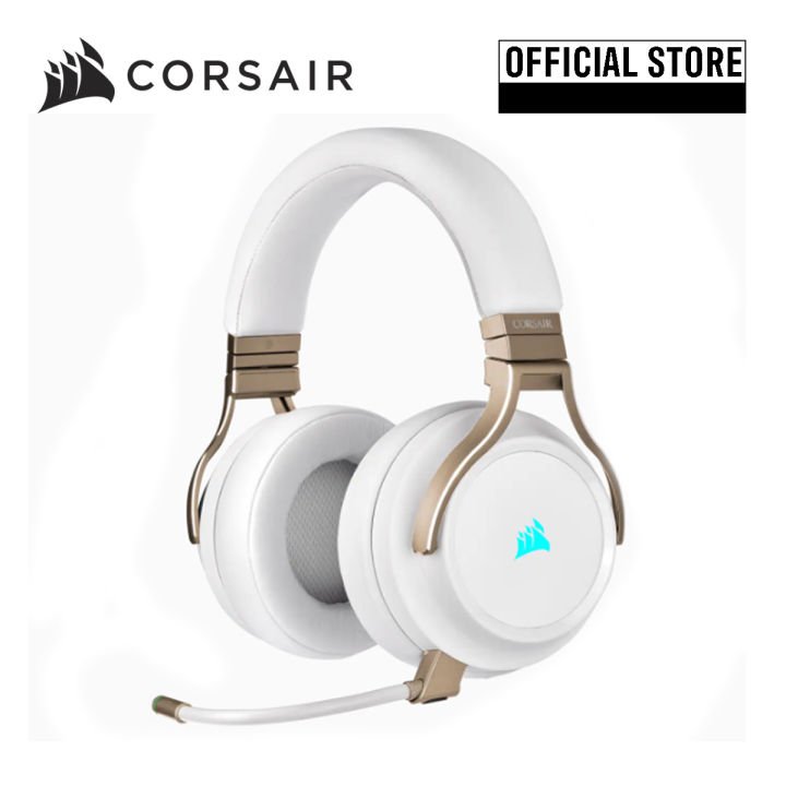 Corsair Virtuoso Wireless Gaming Headset - Pearl Brand: Corsair Part #: CA-9011224-EU - Image 3