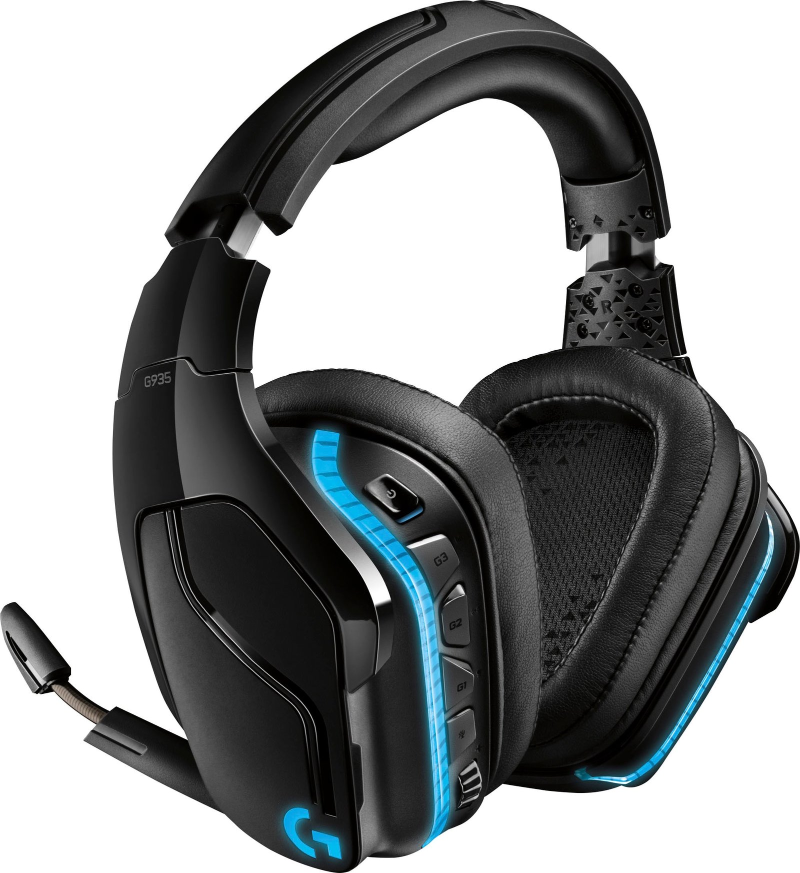 Logitech G935 Wireless 7.1 Surround Sound LIGHTSYNC RGB Gaming Headset Brand: Logitech Part #: 981-000744