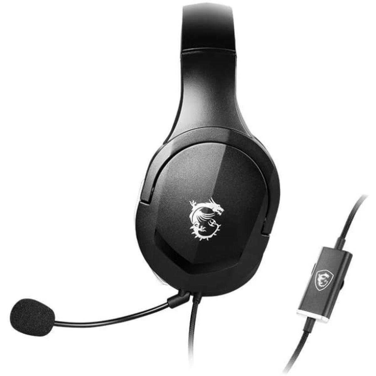 MSI Gaming Adjustable Microphone Lightweight Design Gaming Headphone (Immerse GH20) - Image 2
