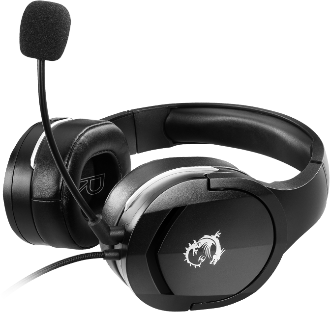 MSI Gaming Adjustable Microphone Lightweight Design Gaming Headphone (Immerse GH20) - Image 4