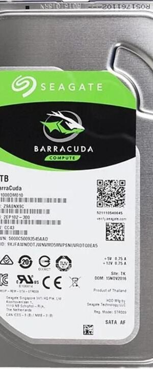 Seagate 1TB BarraCuda SATA III 3.5" Internal HDD