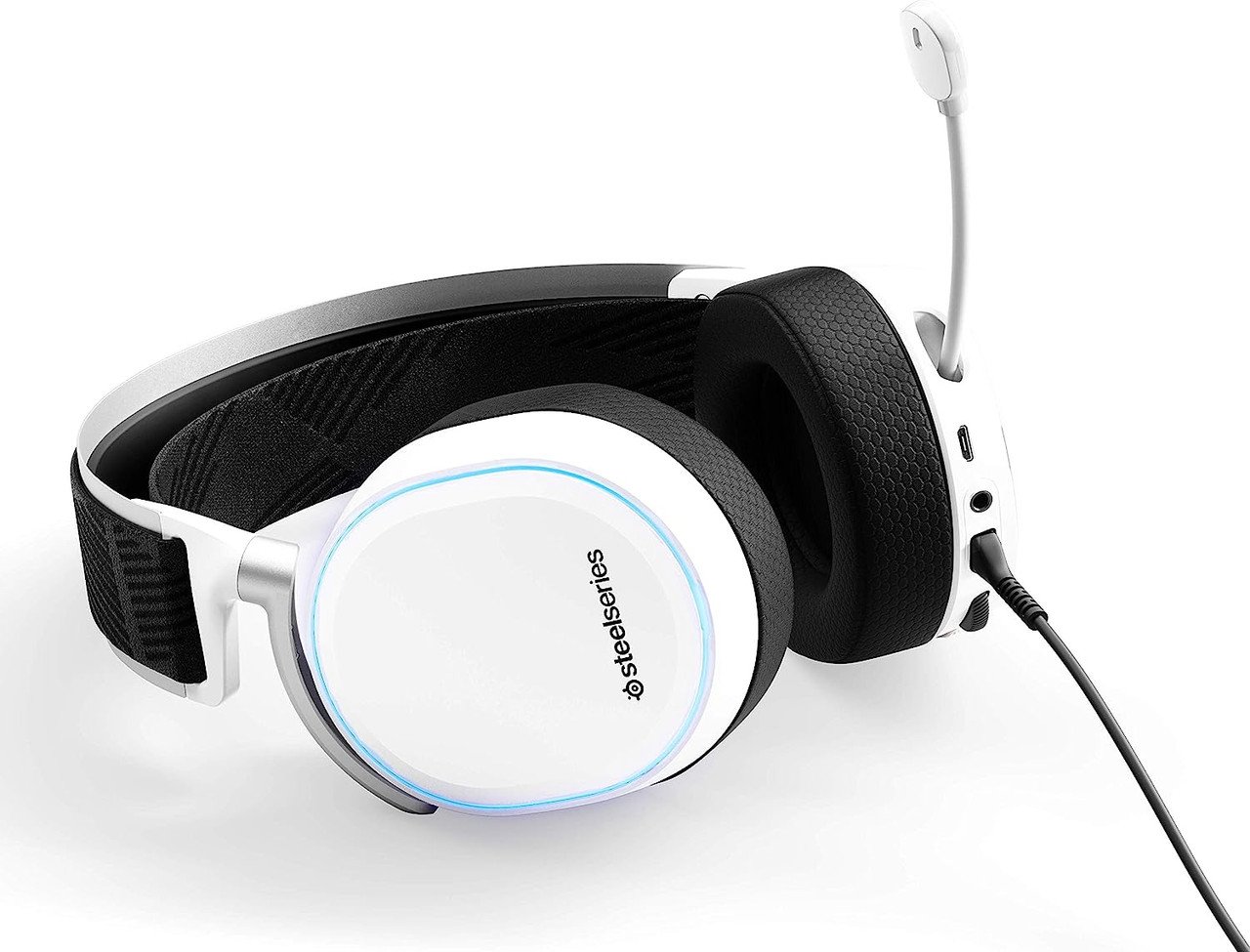 SteelSeries Arctis Pro + GameDAC Gaming Headset White Brand: Steel Series Part #: SS-61454 - Image 2
