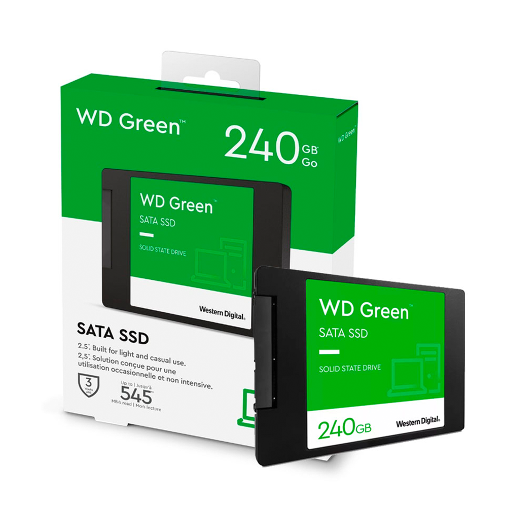 Western Digital WD Green 240GB 2.5" SATA III SSD (WDS240G2G0A)