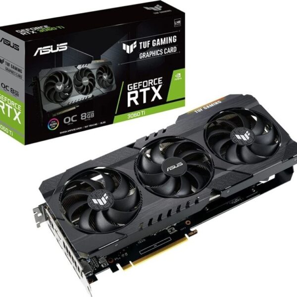 Asus TUF Gaming GeForce RTX 3060 Ti V2 OC Edition 8GB Graphics Card Brand: Asus Part #: 90YV0G1A-M0NA00