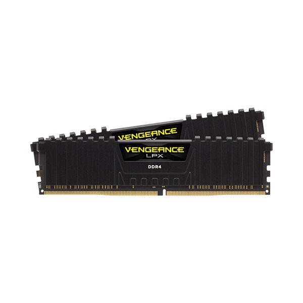 Corsair VENGEANCE® LPX 16GB 3000MHz C16 Memory Kit – Black Brand: Corsair Part #: CMK16GX4M2D3000C16