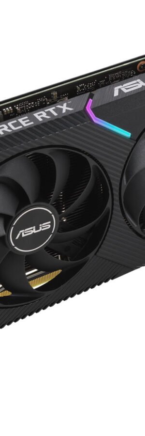 Asus Dual GeForce RTX 3060 OC - Nvidia GeForce RTX 3060, 12GB GDDR6, 1875MHz, 15Gbps, 192bit, PCIe 4.0 x16, 1x HDMI 2.1, 3x DisplayPort 1.4a, Gaming Graphics Card | 90YV0GB2-M0NA10