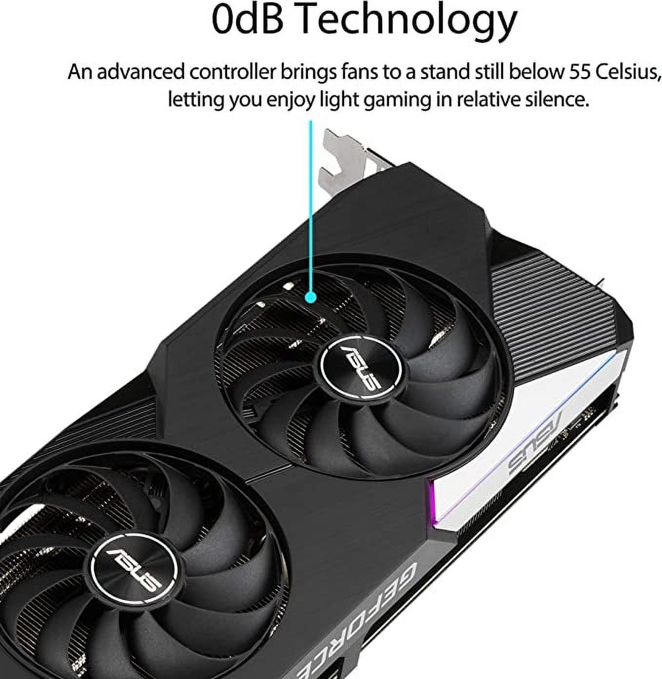 ASUS DUAL RTX3070 O8G V2 OC Edition 8GB LHR VGA Graphic Card Product Code: 90YV0FQC-M0NA00 - Image 3